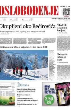 Oslobođenje - broj 28114, 13. jan 2026.