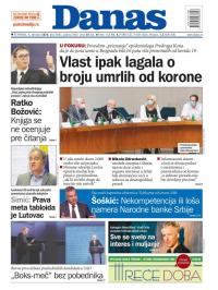 Danas - broj 8403, 1. okt 2020.