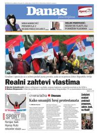 Danas - broj 7868, 15. apr 2019.