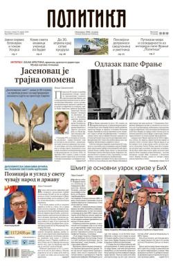 Politika - broj 40007, 22. apr 2025.