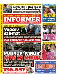 Informer - broj 1838, 11. maj 2018.