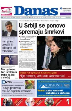 Danas - broj 6734, 7. mar 2016.