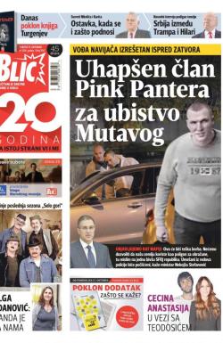 Blic - broj 7067, 15. okt 2016.