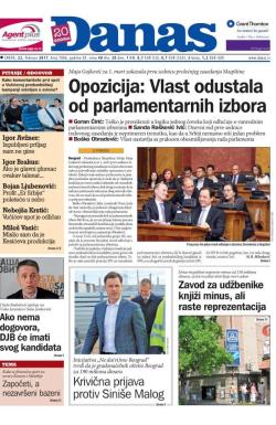 Danas - broj 7086, 22. feb 2017.