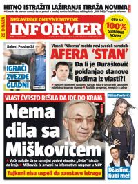 Informer - broj 156, 7. nov 2012.