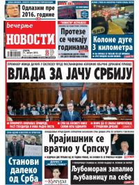 Večernje novosti - broj 1016, 31. avg 2013.