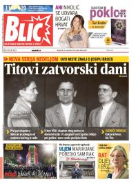 Blic - broj 6332, 28. sep 2014.