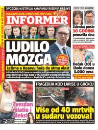 Informer - broj 3307, 2. mar 2023.