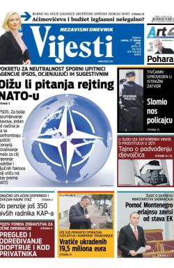 Vijesti - broj 6438, 27. feb 2016.