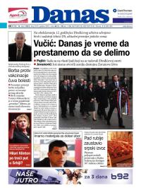 Danas - broj 6374, 13. mar 2015.