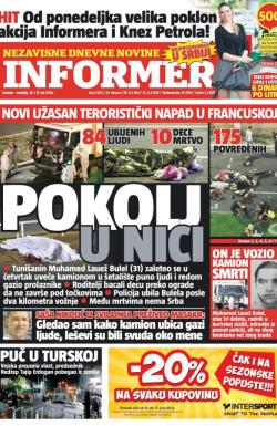 Informer - broj 1282, 16. jul 2016.