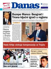 Danas - broj 6324, 22. jan 2015.