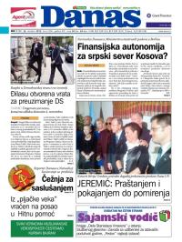 Danas - broj 5506, 26. okt 2012.