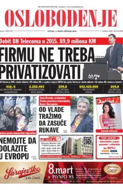 Oslobođenje - broj 24.885, 4. mar 2016.