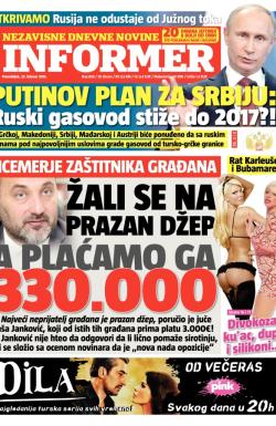 Informer - broj 854, 23. feb 2015.