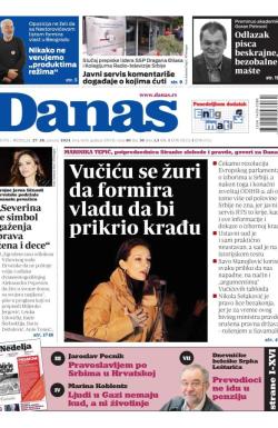 Danas - broj 9519, 27. jan 2024.