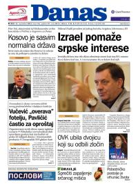 Danas - broj 5462, 12. sep 2012.