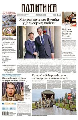 Politika - broj 39997, 10. apr 2025.