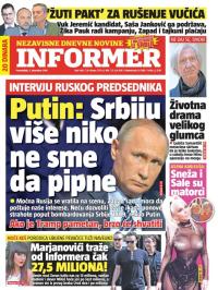 Informer - broj 1403, 5. dec 2016.