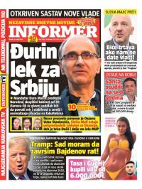 Informer - broj 3955, 15. apr 2025.