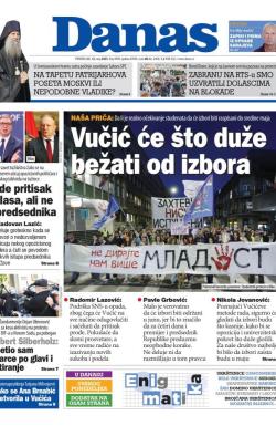 Danas - broj 9909, 12. maj 2025.