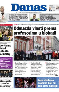 Danas - broj 9872, 26. mar 2025.