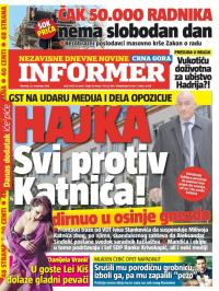 Informer CG - broj 1394, 24. nov 2016.
