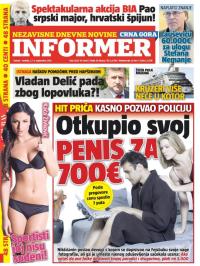 Informer CG - broj 1324, 3. sep 2016.
