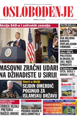 Oslobođenje - broj 24.358, 24. sep 2014.