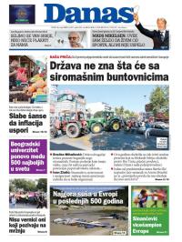Danas - broj 9075, 16. avg 2022.