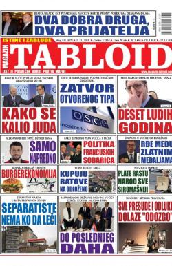 Tabloid - broj 121, 1. nov 2018.