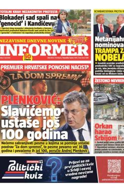 Informer - broj 4025, 9. jul 2025.