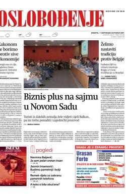 Oslobođenje - broj 25455, 7. okt 2017.