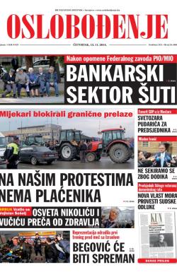 Oslobođenje - broj 24.408, 13. nov 2014.