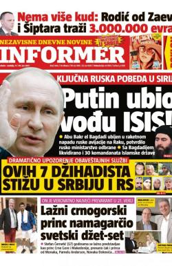 Informer - broj 1564, 17. jun 2017.
