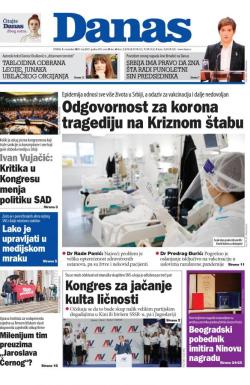 Danas - broj 8807, 9. nov 2021.