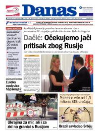Danas - broj 6184, 4. sep 2014.
