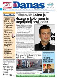 Danas - broj 7277, 1. sep 2017.