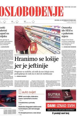 Oslobođenje - broj 27149, 16. nov 2022.