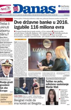 Danas - broj 7123, 31. mar 2017.