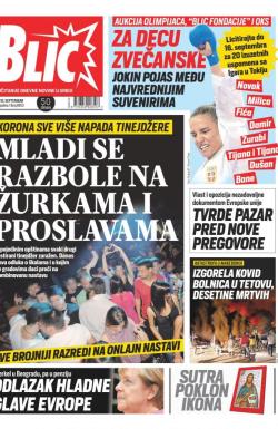 Blic - broj 8813, 10. sep 2021.