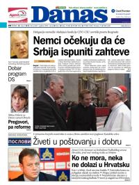 Danas - broj 5651, 20. mar 2013.