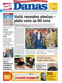 Danas - broj 6960, 19. okt 2016.