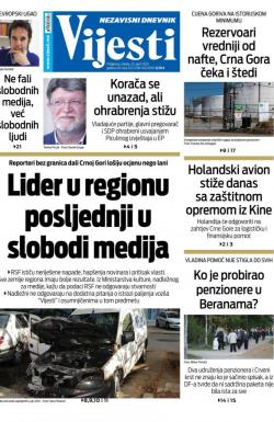 Vijesti - broj 7917, 22. apr 2020.