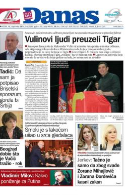 Danas - broj 7291, 15. sep 2017.