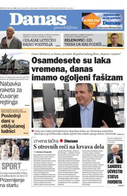 Danas - broj 8183, 24. feb 2020.