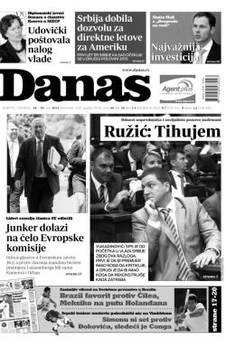 Danas - broj 6116-6117, 28. jun 2014.