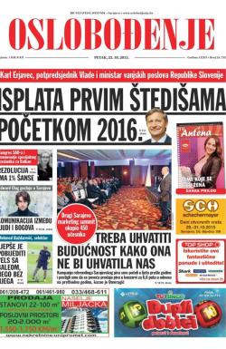 Oslobođenje - broj 24.752, 23. okt 2015.
