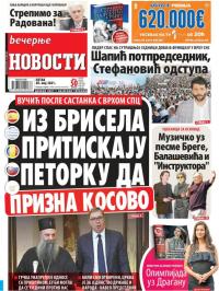 Večernje novosti - broj 3965, 28. maj 2021.