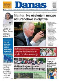 Danas - broj 8362, 21. avg 2020.